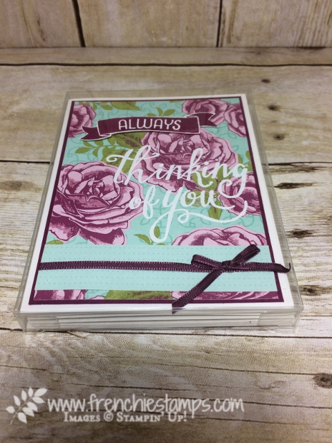 Time of the Year, Stampin'Up! class in the mail with Frenchie 