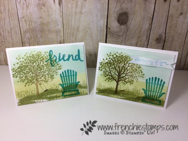 Sheltering Tree, Seasonal Layers, Lovely Words thinlits, Stampin'Up! 