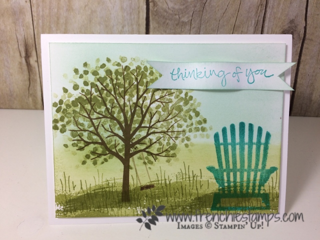 Sheltering Tree, Seasonal Layers, Lovely Words thinlits, Stampin'Up! 