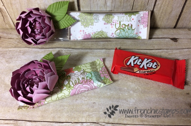 Succulent Framelits for Peony Flower Easy Candy wrap