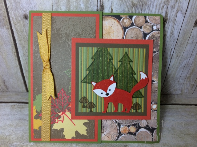 Box builder, Foxy Friends Stampin'Up! 