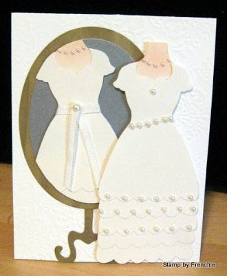 Wedding Card with Framlites Dress-Up