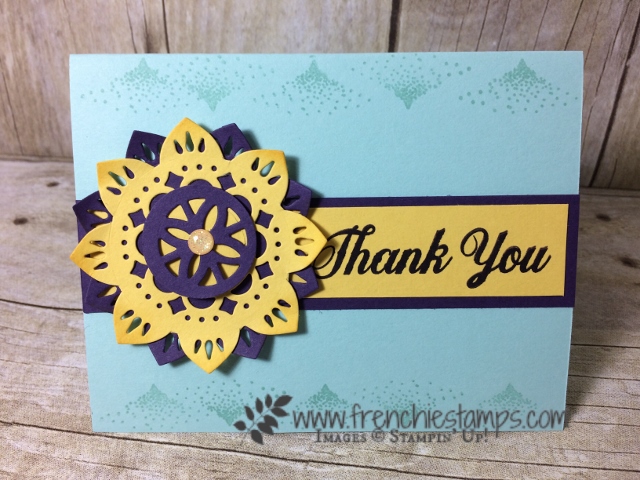 Eastern Beauty, Eastern Medallion Thnlight, Color combination, Stampin'Up!