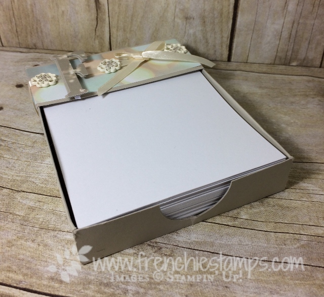 DIY Paper Tray, Note Pad holder, Stampin'Up!
