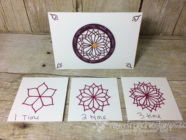 Eastern Beauty, Look like spirograph,  Stampin'Up!