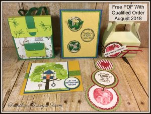 Frenchie Customer Appreciation, Back to School, Backpack, Pick For you, Animal Outing, Treehouse adventure, Stampin'Up!, 