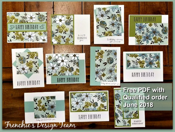Share What You Love, One Sheet Wonder, Frenchie team Design team, Stampin'Up!
