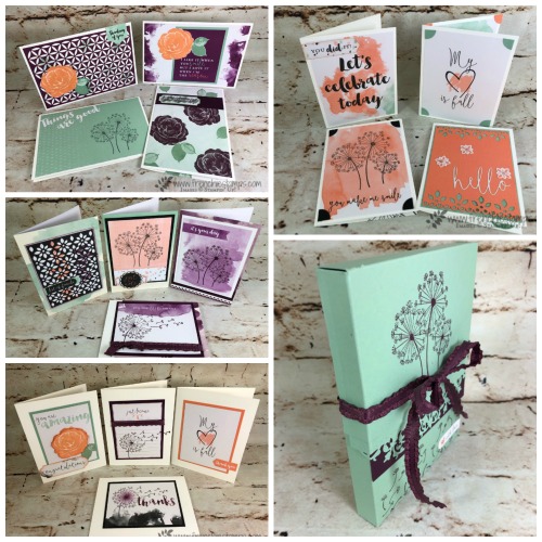 Delightfully Detail 16 cards and a Flip Box Live with Frenchie and Holly