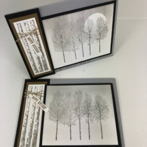 Soft Winter Wood Masculine Card