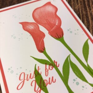 Tip to stamp the Lasting Lily