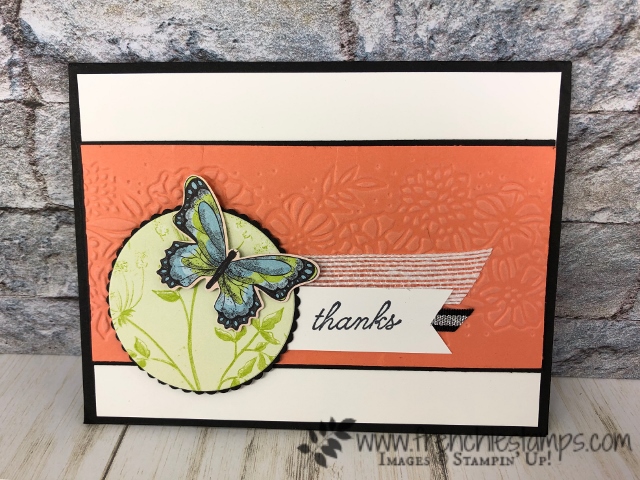 Botanical Butterfly designer paper in sale a bration. Products by Stampin'Up! available at frenchiestamps.com  