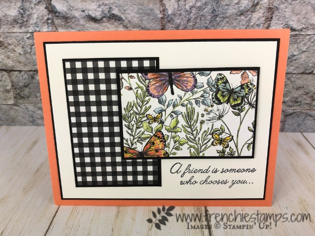 Botanical Butterfly designer paper in sale a bration. Products by Stampin'Up! available at frenchiestamps.com  