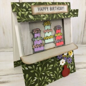 Cake Stand 3-D Card