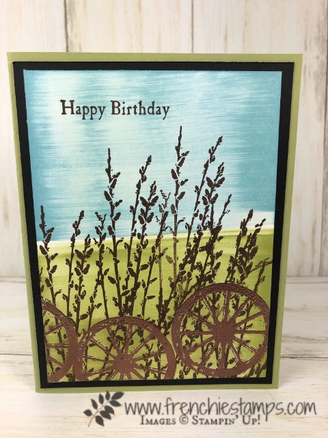 Emboss Faux Illusion. stamp set Country Road. All product by Stampin'Up! available at frenchiestamps.com 