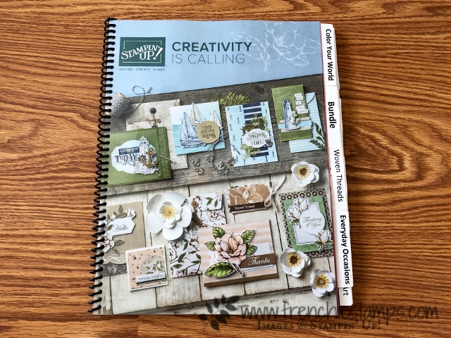 Free Printable Labels Tab for  2019-2020 Stampin'Up! Catalog at frenchiestamps.com 