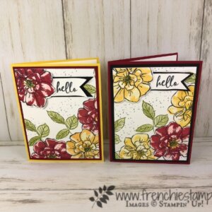 How To Add A Pop Up Flower In A Corner With To A Wild Rose Stamp Set