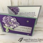 To A Wild Rose stamp set. Perfect for Mary Ellen wedding. This stamp set was inspired by Mary Ellen Byler. Products by Stampin