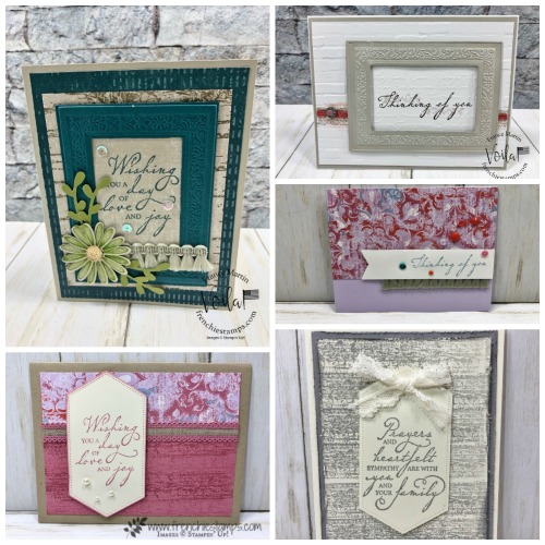 Showcase of the Woven Heirlooms  bundles. Stitched Nested Labels All product by Stampin'Up! available at frenchiestamps.com #stampinup #stamping #frenchiestamps #cardmaking #papercrafts #handmadecards 