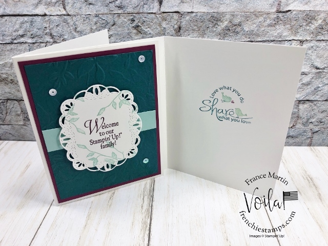 Welcome to our Stampin'Up! family with free shipping. This card is using Stitched Labels dies. Product by Stampin'Up! available at frenchiestamsps.com #stampinup #stamping #frenchiestamps #cardmaking #papercrafts #handmadecards