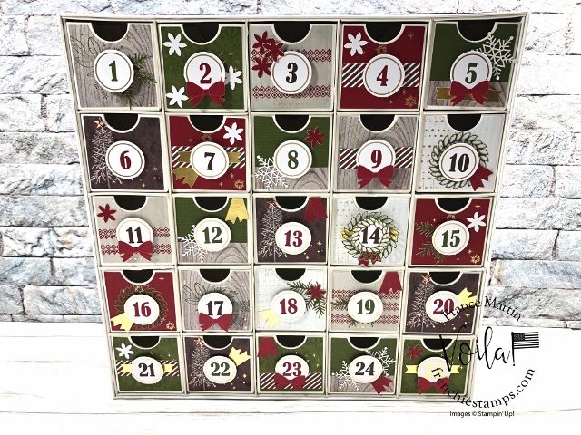 Stampin Up Christmas Countdown Project Kit