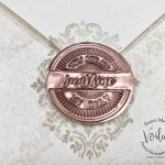 All in one envelope and card with a Faux Wax Seal.