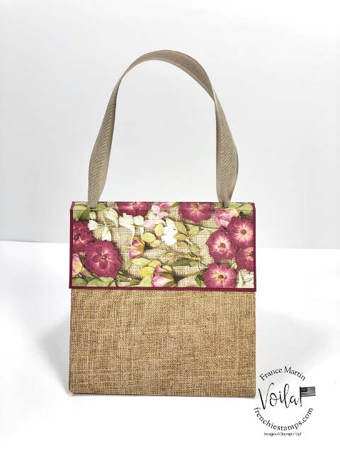 One Sheet Pressed Petals specialty Specialty designer paper purse.