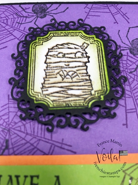 Spootacular Bash and Wonderful Wicked stamp set for a fun Halloween card.