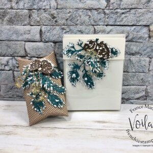 Blue Spruce Pillow Gift Boxes and Card Boxes