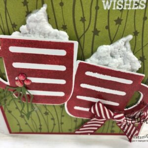 Cup of Christmas Reversible Stamps