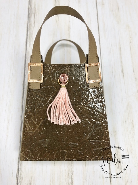Faux Crocodile Leather Purse with the All Dress Up Die