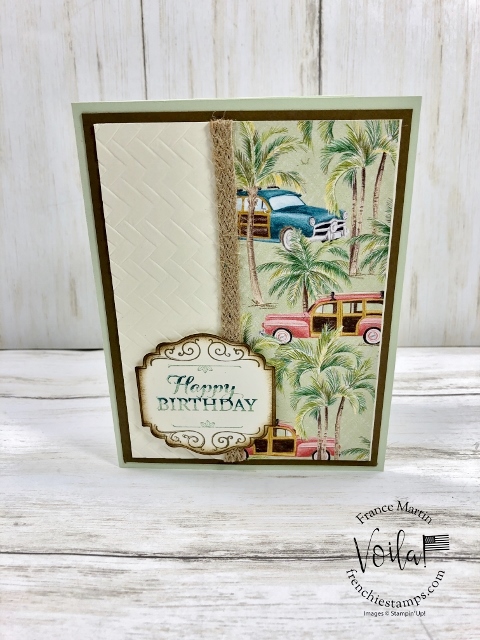 Simple cards with Tropical Oasis and Emboss