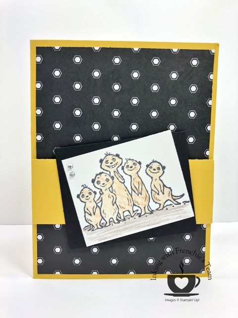 Card showcasing the Golden Honey Designer Series Paper