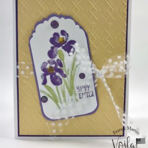 Inspiring Iris For A Soft Easter Card