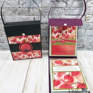 Peaceful Poppies Flip Purse To Hold Cards