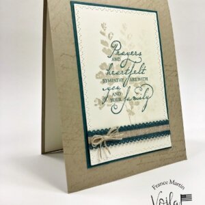 Positive Thoughts for Sympathy cards