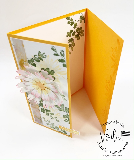 One Sheet Wonder with Fun Fold live class with Holly and Frenchie. With one sheet of Perennial Essence Designer Paper I will share how to make 6 fun fold card.
