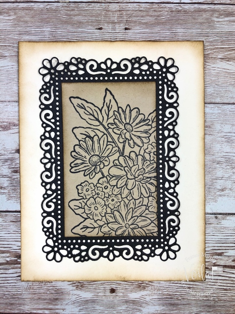 Vintage card with the Ornate Style Bundle. 