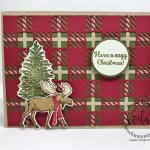 Best Plaid with Merry Moose for a Rustic Christmas Card.