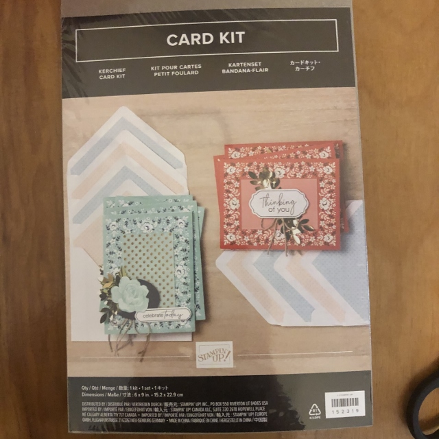 Kerchief Card Kit.