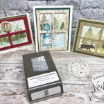 Panel Window Shaker Cards with Rectangular Postage Stamp Punch