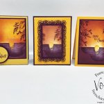Sending Sunshine simple sunset with this distinktive stamp set.
