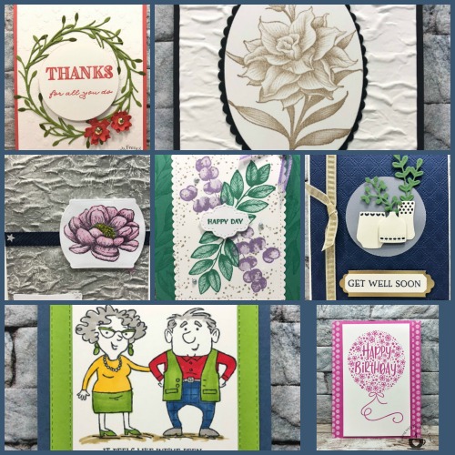 Frenchie' Team Showcasing New Release Stamp set in the Stampin'Up! annual Catalog 2020-2021.