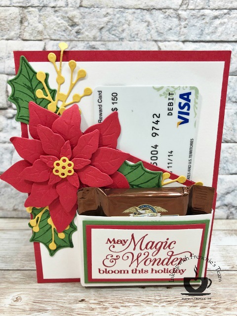 Gift Card and Chocolate holder on a card.