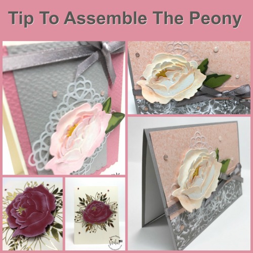 Tip to assemble the Peony dies. 