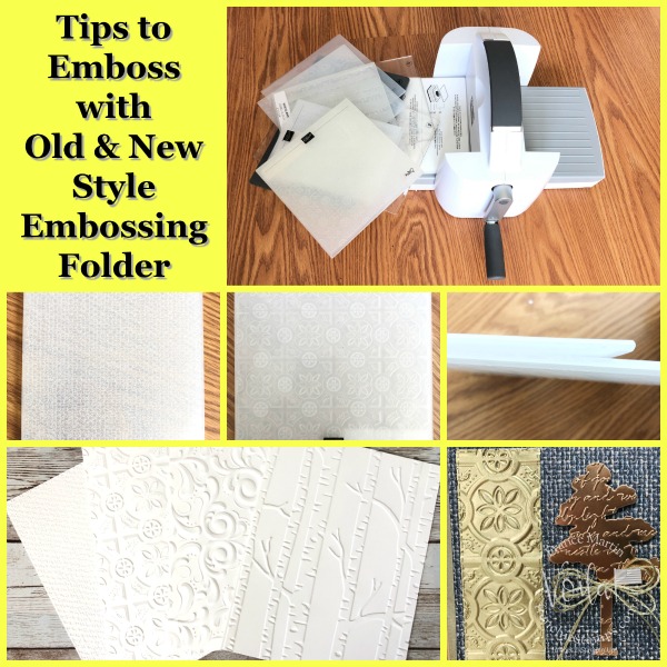 All about Embossing with the Stampin'Cut and Emboss.