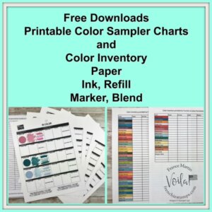 Color Sampler Chart and Color Inventory Sheet