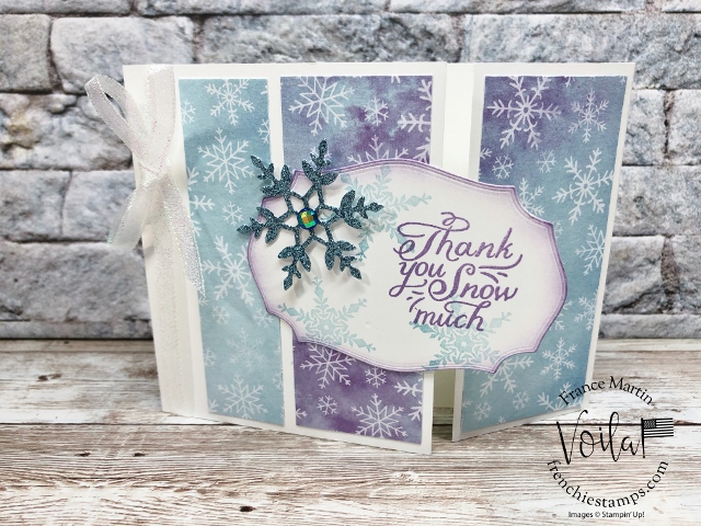One Sheet Wonder with Snowflakes Splendor live class 