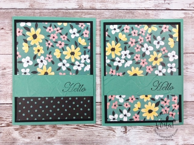 One Sheet Wonder with Flower & Field Designer Paper Simple 10 cards. 