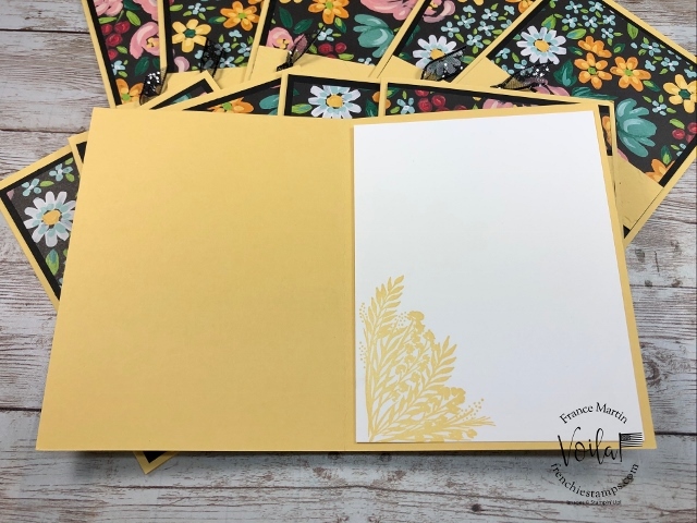 One Sheet Wonder with Flower & Field Designer Paper Simple 10 cards.