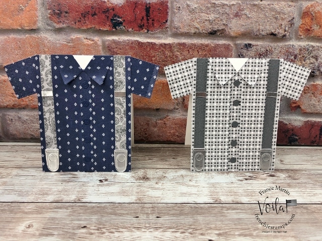 Short sleeve shirt card with the Suit and Tie Dies.